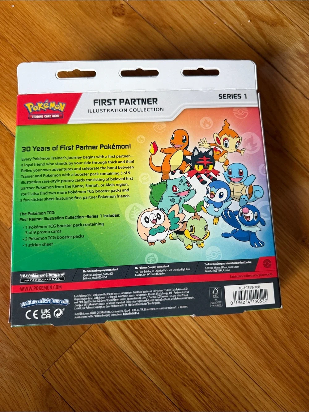 Pokemon TCG First Partner Illustration Collection series 1